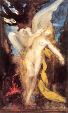 leda Simbolismo bíblico mitológico Gustave Moreau Pinturas al óleo